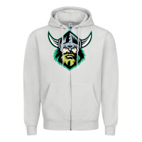 Dove Grey canberra raiders Zipper Hoodie - linhVisuals