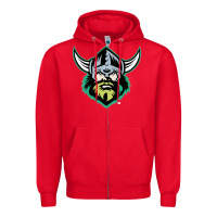 Red canberra raiders Zipper Hoodie - linhVisuals