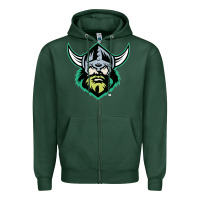 Sports Green canberra raiders Zipper Hoodie - linhVisuals