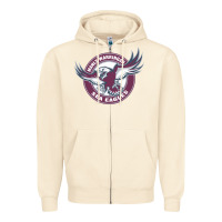 Sandshell manly warringah sea eagles Zipper Hoodie - linhVisuals