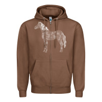 Chestnut horse lover t  shirthorse t  shirt (1) Zipper Hoodie - linhVisuals