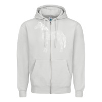 Dove Grey horse lover t  shirthorse t  shirt (1) Zipper Hoodie - linhVisuals