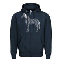 Navy horse lover t  shirthorse t  shirt (1) Zipper Hoodie - linhVisuals