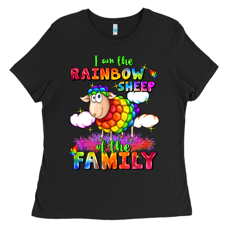 I Am The Rainbow Sheep Of The Family Ladies Tee by FaDigitalArtStudio | Teevron