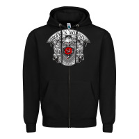 Black dropkick murphy Zipper Hoodie - linhVisuals