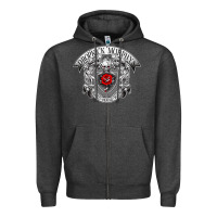 Charcoal Heather dropkick murphy Zipper Hoodie - linhVisuals