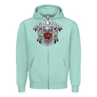 Seafoam dropkick murphy Zipper Hoodie - linhVisuals
