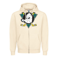 Sandshell the mighty ducks classic Zipper Hoodie - linhVisuals