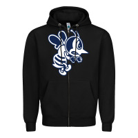 Black ambrose university fighting bees Zipper Hoodie - linhVisuals