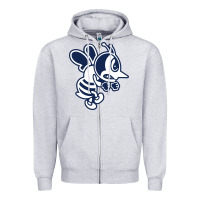 Heather Grey ambrose university fighting bees Zipper Hoodie - linhVisuals