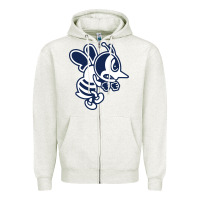 Oatmeal Heather ambrose university fighting bees Zipper Hoodie - linhVisuals