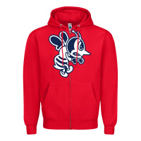Red ambrose university fighting bees Zipper Hoodie - linhVisuals