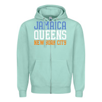 Seafoam jamaica queens new york ny t shirt Zipper Hoodie - linhVisuals