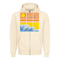 Sandshell Polo & Pan - Caravelle Zipper Hoodie - linhVisuals