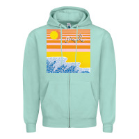 Seafoam Polo & Pan - Caravelle Zipper Hoodie - linhVisuals