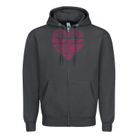 Smoke cute love heart kindergarten teacher valentines day womens Zipper Hoodie - linhVisuals