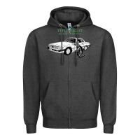 Charcoal Heather Title Fight Trending Zipper Hoodie - linhVisuals