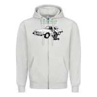 Dove Grey Title Fight Trending Zipper Hoodie - linhVisuals