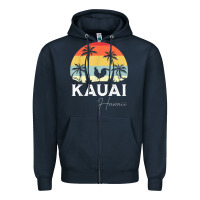 Navy kauai hawaii chicken lover souvenir t shirt Zipper Hoodie - linhVisuals
