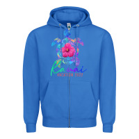 True Royal kauai hawaii vacation 2022 sea turtle flower tropical t shirt Zipper Hoodie - linhVisuals