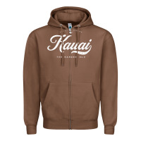 Kauai Hawaii Vintage Retro T Shirt Zipper Hoodie | Teevron