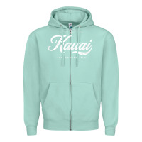 Seafoam kauai hawaii vintage retro t shirt Zipper Hoodie - linhVisuals