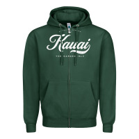 Sports Green kauai hawaii vintage retro t shirt Zipper Hoodie - linhVisuals