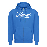 True Royal kauai hawaii vintage retro t shirt Zipper Hoodie - linhVisuals