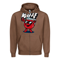 Chestnut Kool-Af Zipper Hoodie - linhVisuals