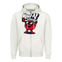 Oatmeal Heather Kool-Af Zipper Hoodie - linhVisuals