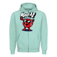 Seafoam Kool-Af Zipper Hoodie - linhVisuals