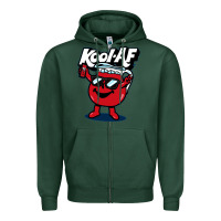 Sports Green Kool-Af Zipper Hoodie - linhVisuals