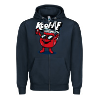 Navy Kool-Af Zipper Hoodie - linhVisuals