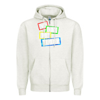 Oatmeal Heather no day but today Zipper Hoodie - linhVisuals