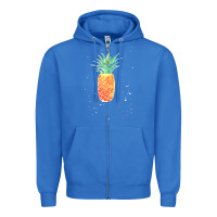 True Royal Pineapple Onesie Zipper Hoodie - linhVisuals