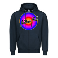 Navy jethro tull Zipper Hoodie - linhVisuals