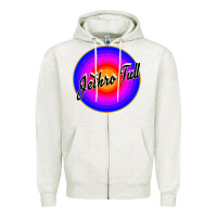 Oatmeal Heather jethro tull Zipper Hoodie - linhVisuals