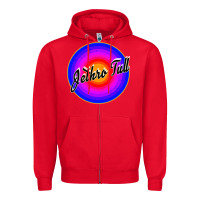Red jethro tull Zipper Hoodie - linhVisuals