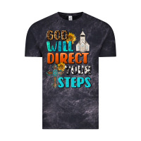 Cloud Black God Will Direct Your Steps Vintage Tee - BundleAndBundleShop