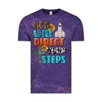Cloud Purple God Will Direct Your Steps Vintage Tee - BundleAndBundleShop