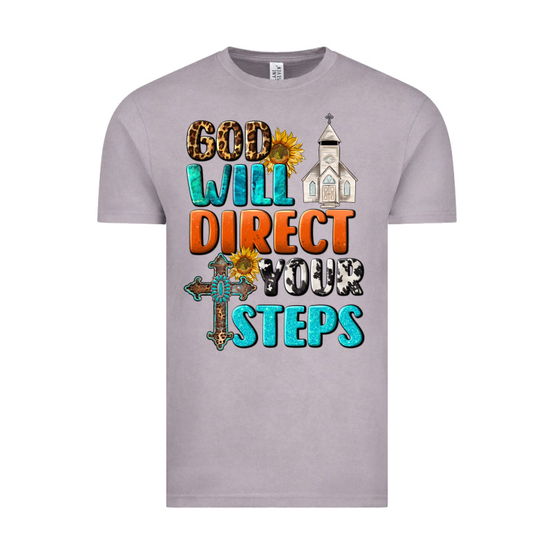 God Will Direct Your Steps Vintage Tee by BundleAndBundleShop | Teevron