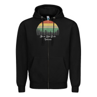 Black deam lake state Zipper Hoodie - linhVisuals