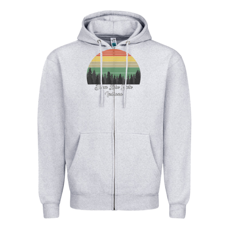 Deam Lake State Zipper Hoodie by linhVisuals | Teevron