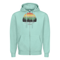 Seafoam deam lake state Zipper Hoodie - linhVisuals