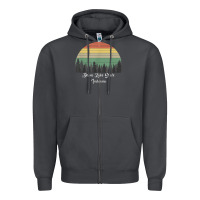 Smoke deam lake state Zipper Hoodie - linhVisuals