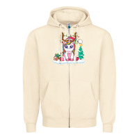 Sandshell cute unicorn christmas shirt kid girls women deer santa xmas 1 Zipper Hoodie - linhVisuals