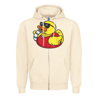 Sandshell lifeguard rubber duck t shirt Zipper Hoodie - linhVisuals