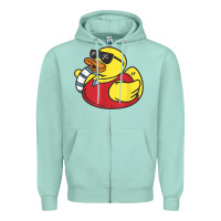 Seafoam lifeguard rubber duck t shirt Zipper Hoodie - linhVisuals