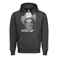 Charcoal Heather profile ernest tubb famous Zipper Hoodie - linhVisuals