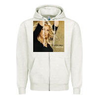 Oatmeal Heather faith hill   breathe Zipper Hoodie - linhVisuals
